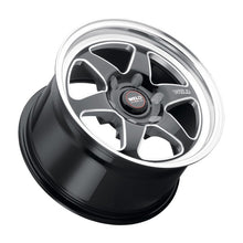 Load image into Gallery viewer, Weld S156 17x7 Ventura 6 Drag 6x127 ET10 BS4.375 Gloss BLK MIL DIA 78.1

