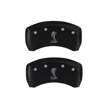 Load image into Gallery viewer, MGP Rear set 2 Caliper Covers Engraved Rear Snake Red finish silver ch
