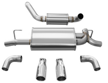 Load image into Gallery viewer, Corsa 18+ Jeep Wrangler JL 2.5in Dual Rear Exit Polished Tips Touring Axle-Back Exhaust

