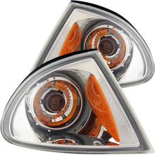 Load image into Gallery viewer, ANZO Corner Lights 1999-2001 BMW 3 Series E46 Euro Corner Lights Chrome w/ Amber Reflector
