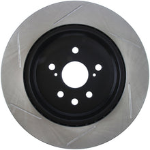 Load image into Gallery viewer, StopTech 13-14 Lexus GS300/350/400/430 Slotted Sport Rear Left Brake Rotor
