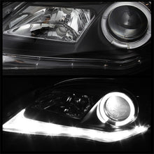 Load image into Gallery viewer, Spyder Toyota Corolla 11-13 Projector Headlights Halogen Model Only - DRL LED Blk PRO-YD-TC11-DRL-BK
