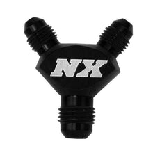 Load image into Gallery viewer, Nitrous Express 8AN x 8AN x 8AN Billet Pure-Flo Y Fitting - Black
