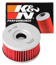 Load image into Gallery viewer, K&amp;N Suzuki / Betamotor 2.375in OD x 1.25in H Oil Filter
