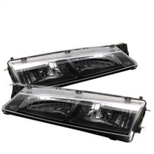 Load image into Gallery viewer, Spyder Nissan 240SX 97-98 Crystal Headlights Black HD-YD-N294-BK
