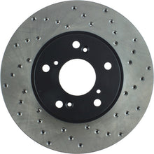 Load image into Gallery viewer, StopTech 06-18 Honda Civic Cryo Drilled Sport Left Front Rotor
