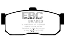 Load image into Gallery viewer, EBC 91-97 Infiniti G20 2.0 Greenstuff Rear Brake Pads
