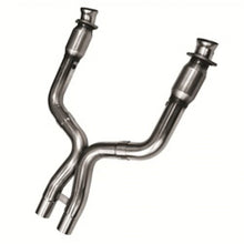 Load image into Gallery viewer, Kooks 11-14 Ford Shelby GT500 5.4L / 5.8L 4V 3in x 2 3/4in OEM GREEN Cat SS X-Pipe Kooks HDR Req
