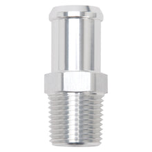 Load image into Gallery viewer, Edelbrock Hose End Straight 1/2In NPT to 3/4In Barb Clear Anodize

