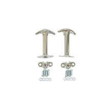 Load image into Gallery viewer, Rugged Ridge 41-95 Jeep CJ / Jeep Wrangler YJ Chrome Hood Catch Set
