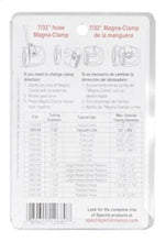 Load image into Gallery viewer, Spectre Magna-Clamp Hose Clamps 7/32in. (2 Pack) - Chrome
