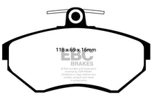 Load image into Gallery viewer, EBC 97-02 Volkswagen Cabriolet 2.0 Ultimax2 Front Brake Pads
