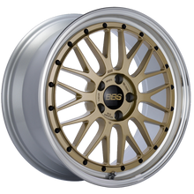 Load image into Gallery viewer, BBS LM 19x8.5 5x112 ET48 Gold Center Diamond Cut Lip Wheel -82mm PFS/Clip Required
