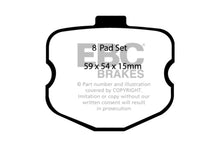 Load image into Gallery viewer, EBC 10-13 Chevrolet Corvette (C6) 6.2 Grand Sport Yellowstuff Rear Brake Pads
