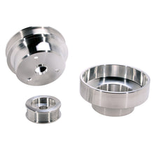 Load image into Gallery viewer, BBK 88-95 GM Truck 4.3 5.0 5.7 Underdrive Pulley Kit - Lightweight CNC Billet Aluminum (3pc)
