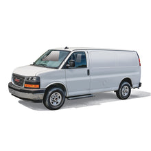 Load image into Gallery viewer, Westin Ford Transit Van 150/250/350 (46in Driver &amp; 97in. Pass) Grate Steps Running Boards - Tex. Blk
