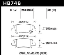 Load image into Gallery viewer, Hawk Cadillac 13-16 ATS / 14-15 CTS HPS Rear Brake Pads

