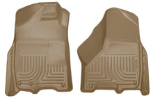 Load image into Gallery viewer, Husky Liners 09-10 Dodge Ram 1500/2500/3500 WeatherBeater Front Row Tan Floor Liners
