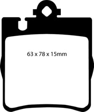 Load image into Gallery viewer, EBC 03 Mercedes-Benz C230 (W203) 2.3 Sport Redstuff Rear Brake Pads
