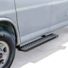 Load image into Gallery viewer, Westin Ford Transit Van 150/250/350 (46in Driver &amp; 97in. Pass) Grate Steps Running Boards - Tex. Blk

