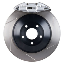 Load image into Gallery viewer, StopTech 08-09 WRX STi Rear BBK ST22 345x28 Slotted Rotors Silver Calipers
