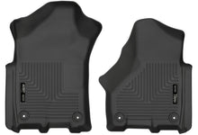 Load image into Gallery viewer, Husky Liners 2019 Ram 2500/3500 Crew Cab/Mega Cab WeatherBeater Black Front Floor Liners
