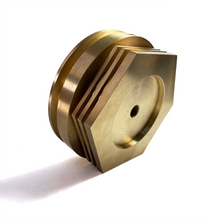 Load image into Gallery viewer, Ticon Industries Tig Aesthetics 3in Universal Vband Heat Sink w/ Purge - Tellurium Copper
