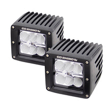 Load image into Gallery viewer, Go Rhino Cube Lights (Incl. 2 - 3in. LED Cube Lights/Relay/Switch/Wire Harness)
