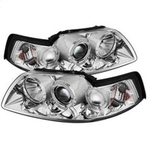 Load image into Gallery viewer, Spyder Ford Mustang 99-04 Projector Headlights LED Halo Chrome High H1 Low H1 PRO-YD-FM99-1PC-AM-C
