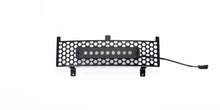 Load image into Gallery viewer, Putco 15-19 Chevy Silv HD SS Black Punch Design Bumper Grille Insert w/ Curved Flush 10in Light Bar
