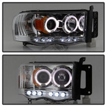 Load image into Gallery viewer, Spyder Dodge Ram 1500 02-05/Ram 2500 03-05 Projector Headlights LED Halo LED Chrm PRO-YD-DR02-HL-C
