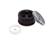 Load image into Gallery viewer, K&amp;N 4in Round x 3in Overall Height Red Custom Air Cleaner Assembly (for use on Nostalgia Engines)
