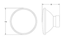 Load image into Gallery viewer, Hella Universal Halogen Clear Glass Lens Built-In 146mm Headlight (w/o bulb)

