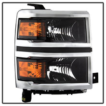 Load image into Gallery viewer, xTune 14-15 Chevy Silverado 1500 (New Body) OEM Style Headlights w/Trim - Blk (HD-JH-CS14-CC-BK)
