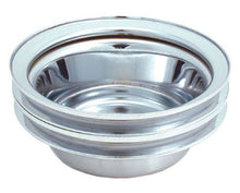 Load image into Gallery viewer, Spectre SB Chevy (w/Long Water Pump) Double Lower Groove Crankshaft Pulley - Chrome

