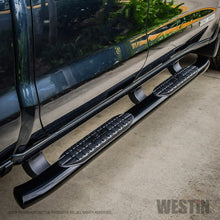 Load image into Gallery viewer, Westin 19-20 Chevrolet Silverado/GMC Sierra 1500 Double Cab PRO TRAXX 5 Oval Nerf Step Bars - Black
