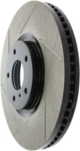 Load image into Gallery viewer, StopTech Power Slot 07-08 Infiniti G35 2WD / 08 G37 Coupe SportStop Slotted Front Right Rotor
