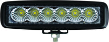 Load image into Gallery viewer, Hella Value Fit Mini 6in LED Light Bar - Flood Beam Pedestal
