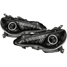 Load image into Gallery viewer, Spyder Scion FRS 12-14 Projector Headlights DRL LED Black PRO-YD-SFRS12-BK

