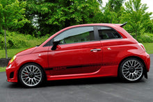 Load image into Gallery viewer, Rally Armor 12-18 Fiat 500 (Pop/Sport/Lounge/Abarth) Black UR Mud Flap w/ Red Logo
