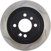 Load image into Gallery viewer, StopTech Power Slot 02-06 Mini Cooper / Mini Cooper S Rear Left SportStop Slotted Rotor
