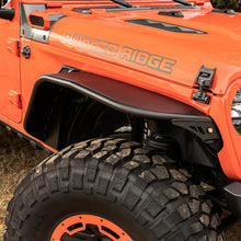 Load image into Gallery viewer, Rugged Ridge HD Steel Tube Fenders Front Pair Black 18-19 JL
