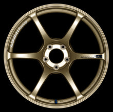 Load image into Gallery viewer, Advan RGIII 18x10.5 +25 5-114.3 Racing Gold Metallic Wheel
