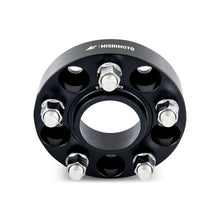 Load image into Gallery viewer, Mishimoto Mishimoto Wheel Spacers 5x114.3 64.1 CB M14x1.5 25mm BK
