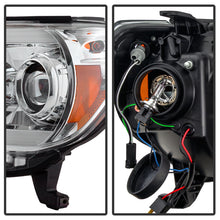 Load image into Gallery viewer, Spyder Toyota Tacoma 12-16 Projector Headlights Light Bar DRL Chrome PRO-YD-TT12-LBDRL-C
