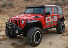 Load image into Gallery viewer, DV8 Offroad 07-18 Jeep Wrangler JK Metal Heat Dispersion Hood - Primer Black
