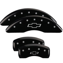 Load image into Gallery viewer, MGP 4 Caliper Covers Engraved Front &amp; Rear MGP Black finish silver ch
