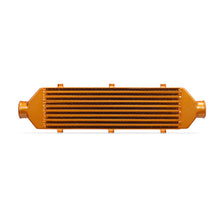 Load image into Gallery viewer, Mishimoto Universal Gold Z Line Intercooler  Overall Size: 28x8x3 Core Size: 21x6x2.5 Inlet / Outlet
