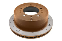 Load image into Gallery viewer, DBA 98-05 Lexus LX470/98+ Toyota Landcruiser 100 Series Front Drilled &amp; Slotted Street Series Rotor
