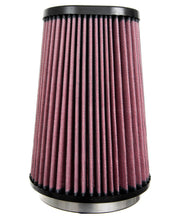 Load image into Gallery viewer, K&amp;N Universal Round Clamp-On Air Filter 4-1/2in FLG, 5-7/8in B, 3-1/4in X 4-1/2in T, 8in H
